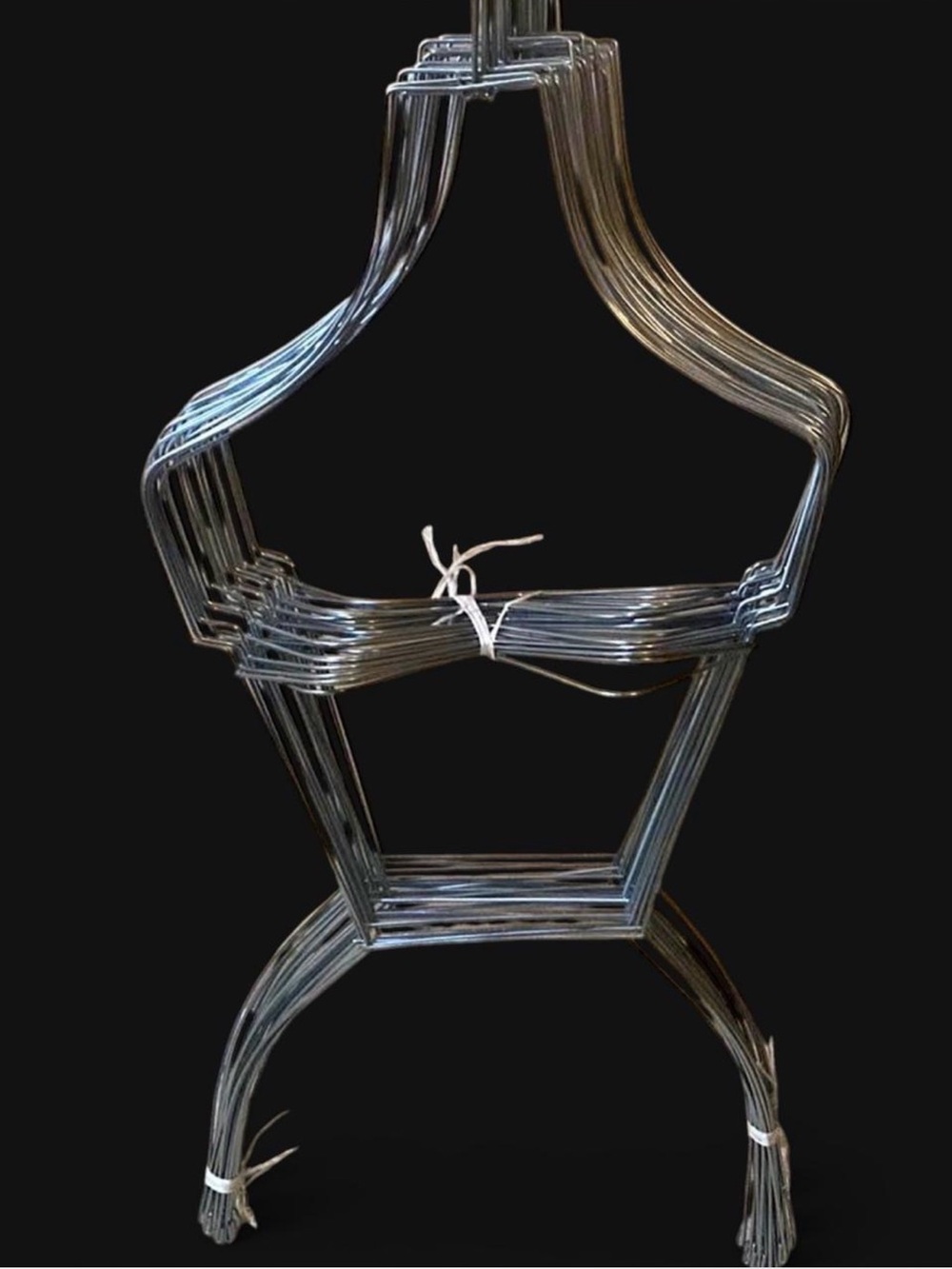 Metal Wire Dress Form Mannequin Frame - Silver 6x$25